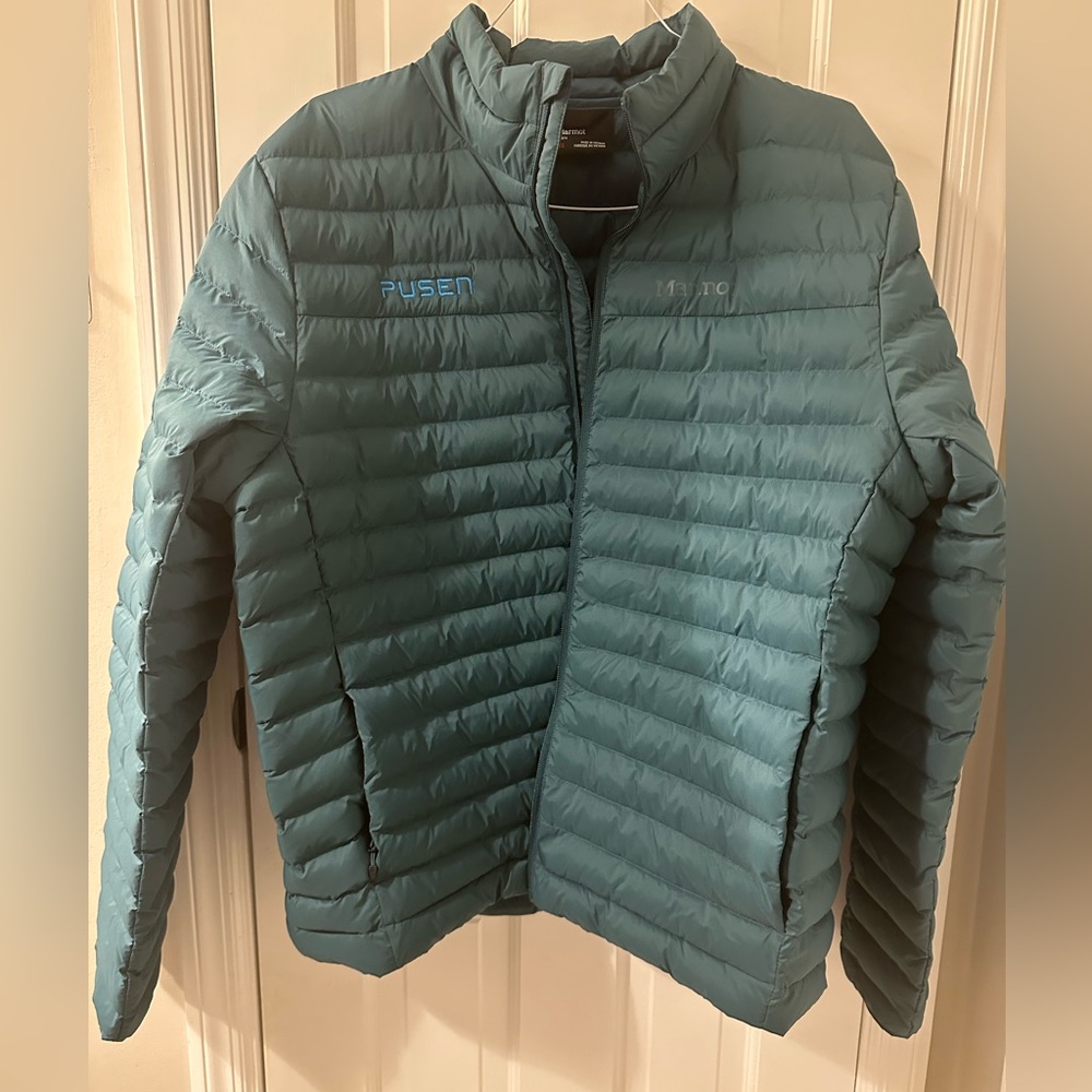 Marmot Men’s XL Echo Featherless blue/teal Puffer Jacket - NWOT